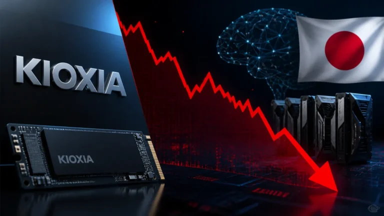 Kioxia shares slump 12% as AI-related stocks fall