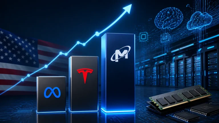 Micron overtakes Meta, Tesla in market value amid relentless AI infrastructure demand