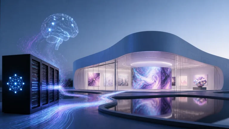 Powering the world's first AI arts museum