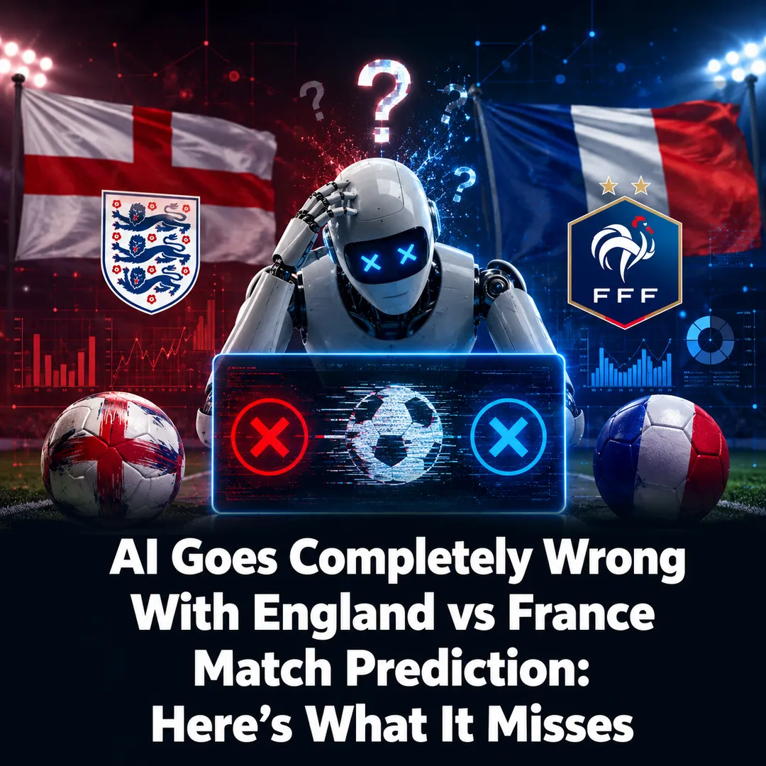 AI Goes Completely Wrong With the England vs France Match Prediction: Here’s What It Misses