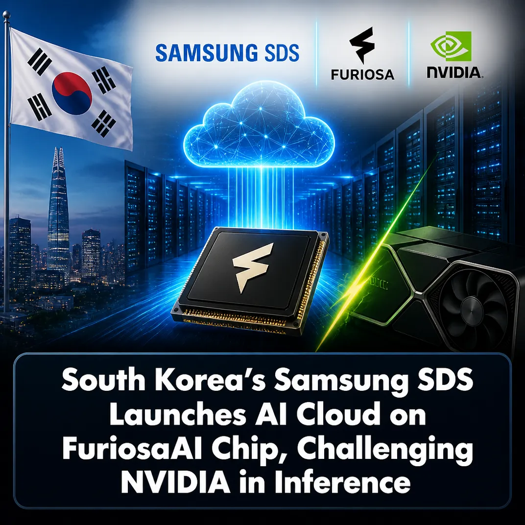 South Korea’s Samsung SDS Launches AI Cloud on FuriosaAI Chip, Challenging NVIDIA in Inference