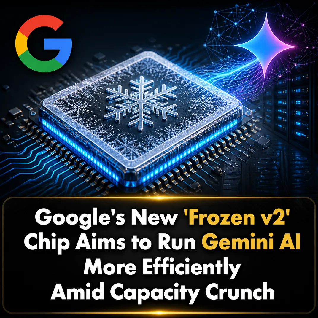 Google’s New ‘Frozen v2’ Chip Aims to Run Gemini AI More Efficiently Amid Capacity Crunch