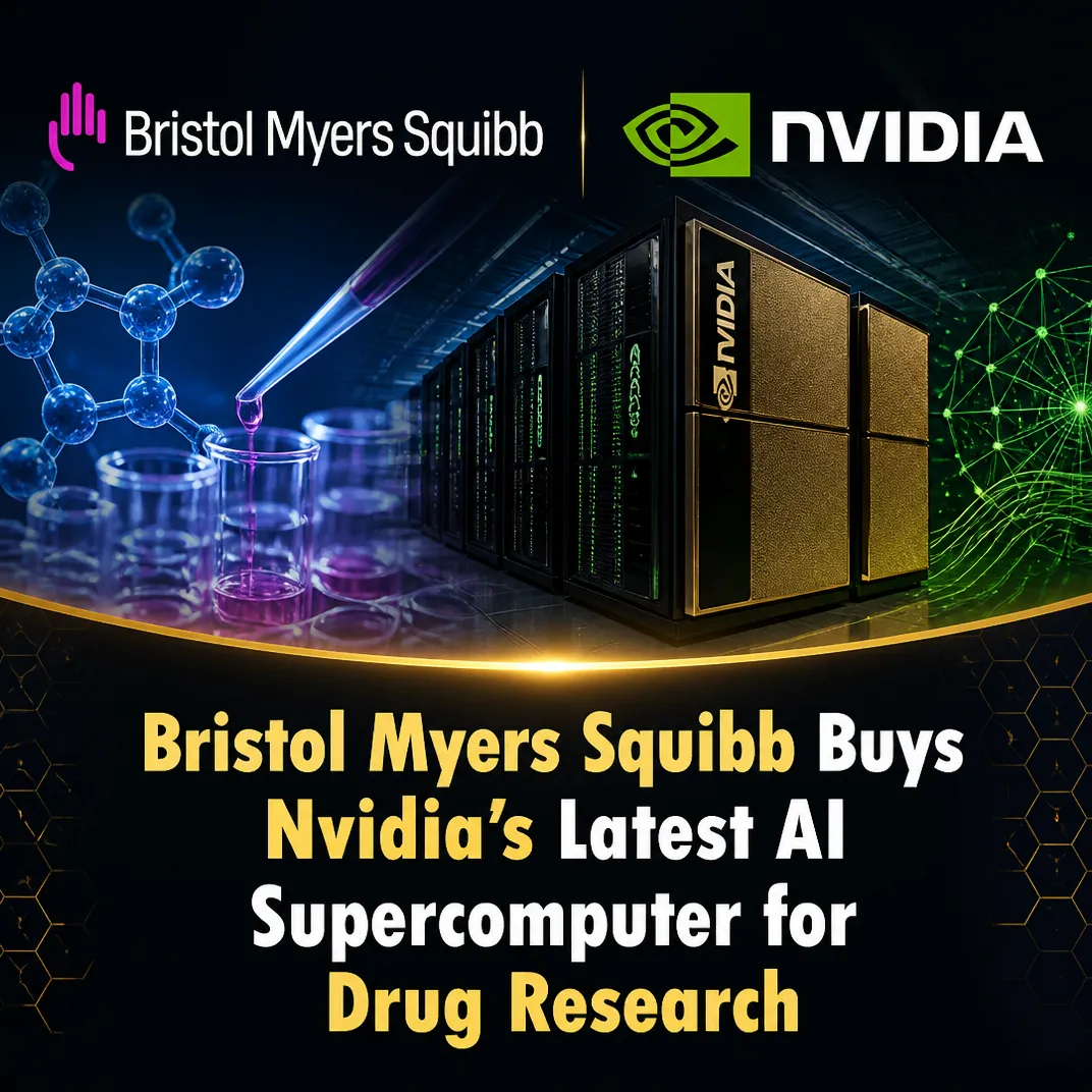 Bristol Myers Squibb Buys Nvidia’s Latest AI Supercomputer for Drug Research