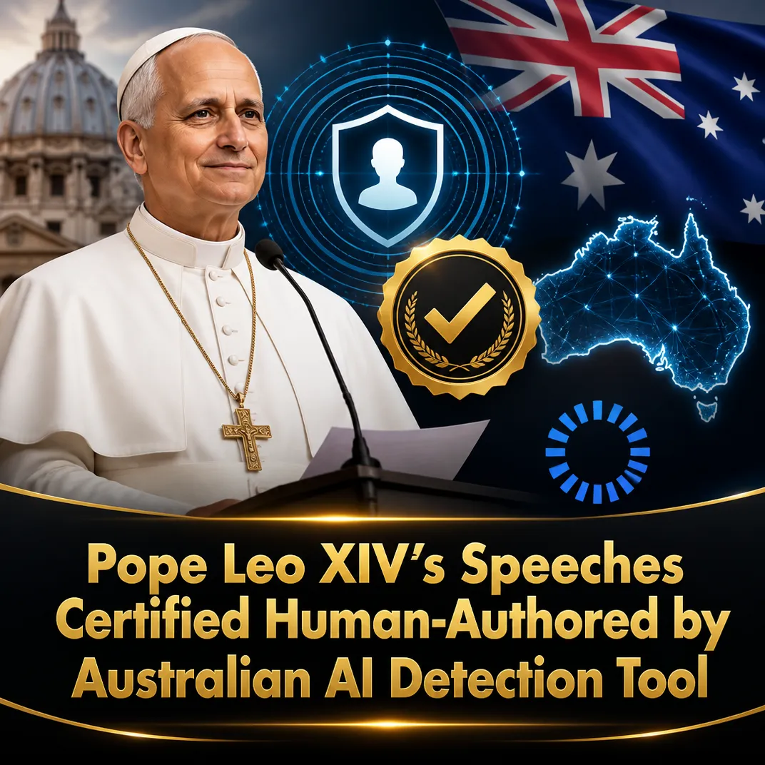 Pope Leo XIV’s Speeches Certified Human-Authored by Australian AI Detection Tool