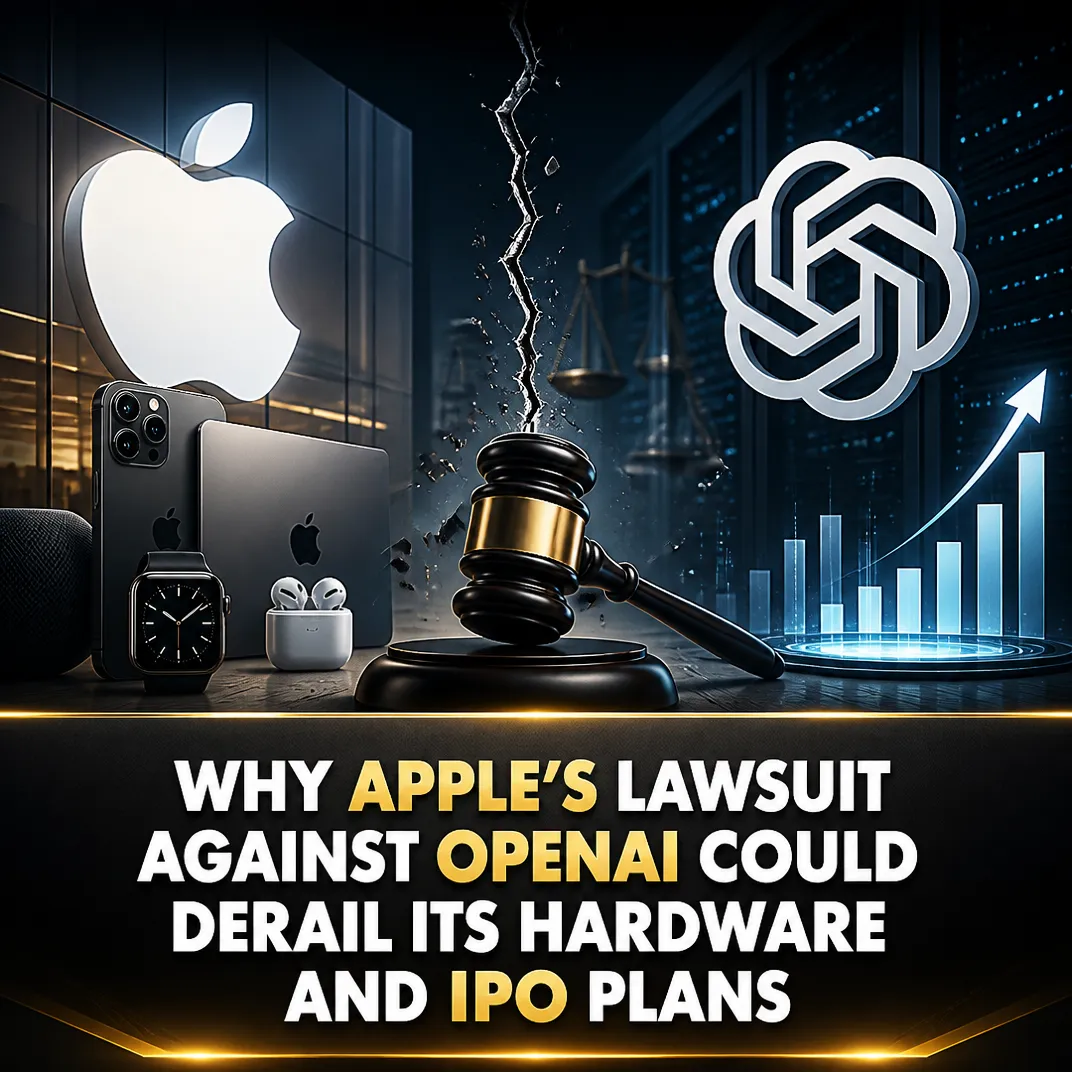 Why Apple’s Lawsuit Against OpenAI Could Derail Its Hardware and IPO Plans