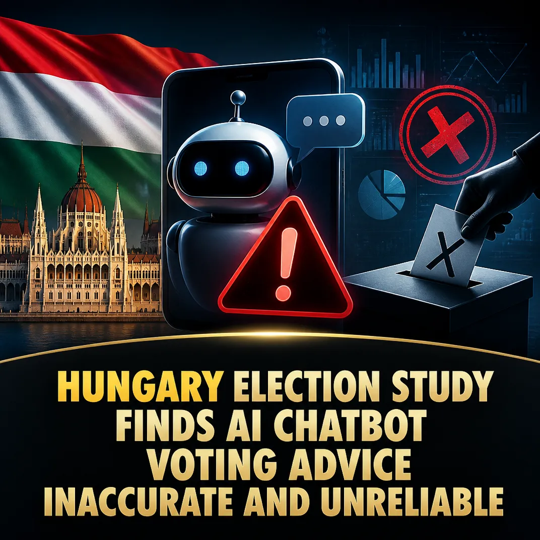 Hungary Election Study Finds AI Chatbot Voting Advice Inaccurate and Unreliable