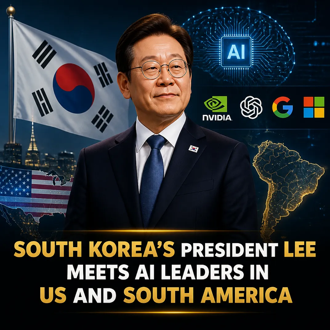 South Korea’s President Lee Meets AI Leaders in US and South America