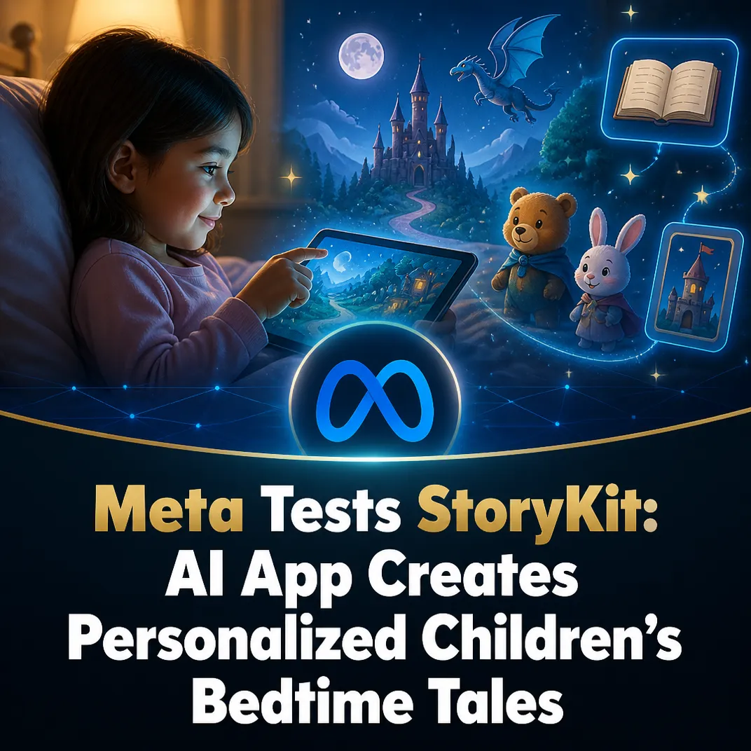 Meta Tests StoryKit: AI App Creates Personalized Children’s Bedtime Tales