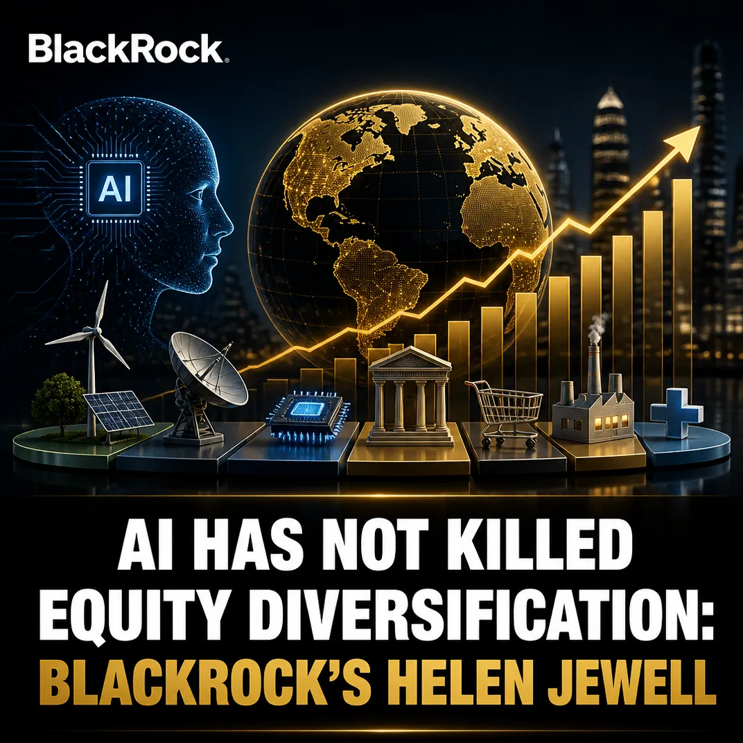 AI Has Not Killed Equity Diversification: BlackRock’s Helen Jewell