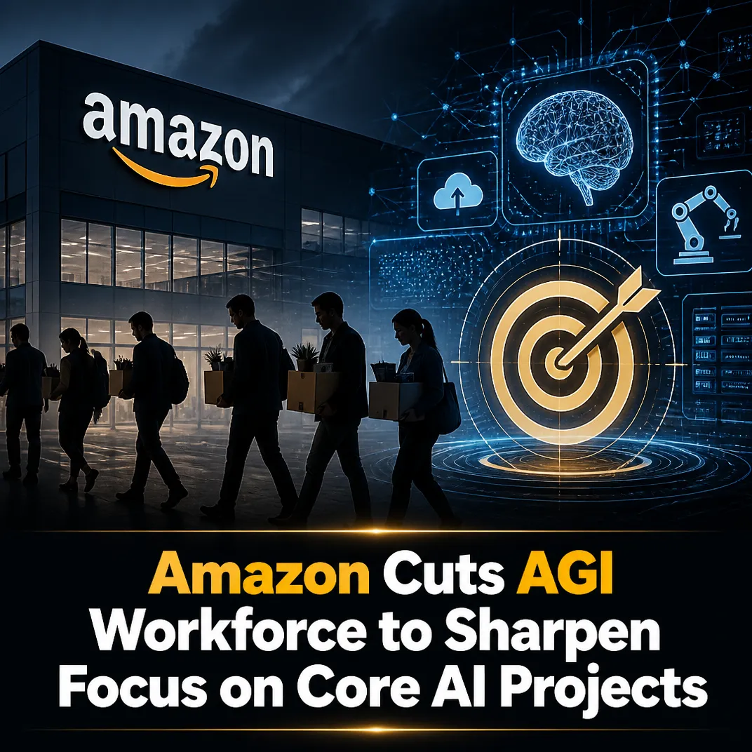 Amazon Cuts AGI Workforce to Sharpen Focus on Core AI Projects