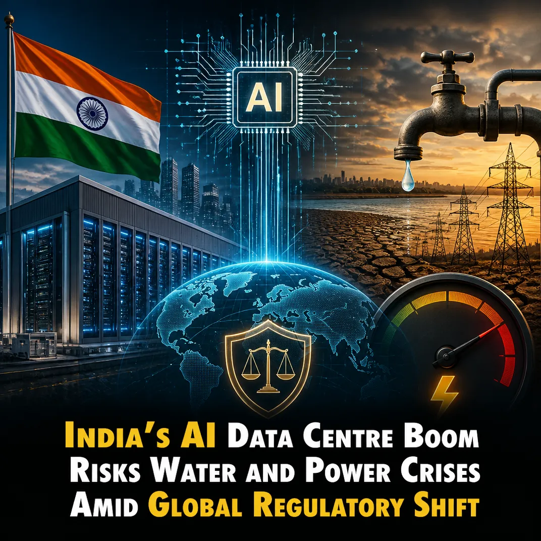 India’s AI Data Centre Boom Risks Water and Power Crises Amid Global Regulatory Shift
