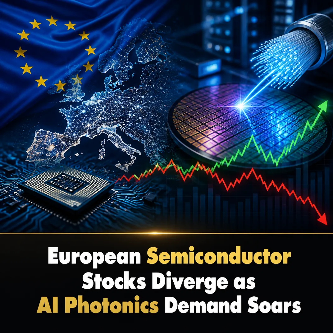 European Semiconductor Stocks Diverge as AI Photonics Demand Soars
