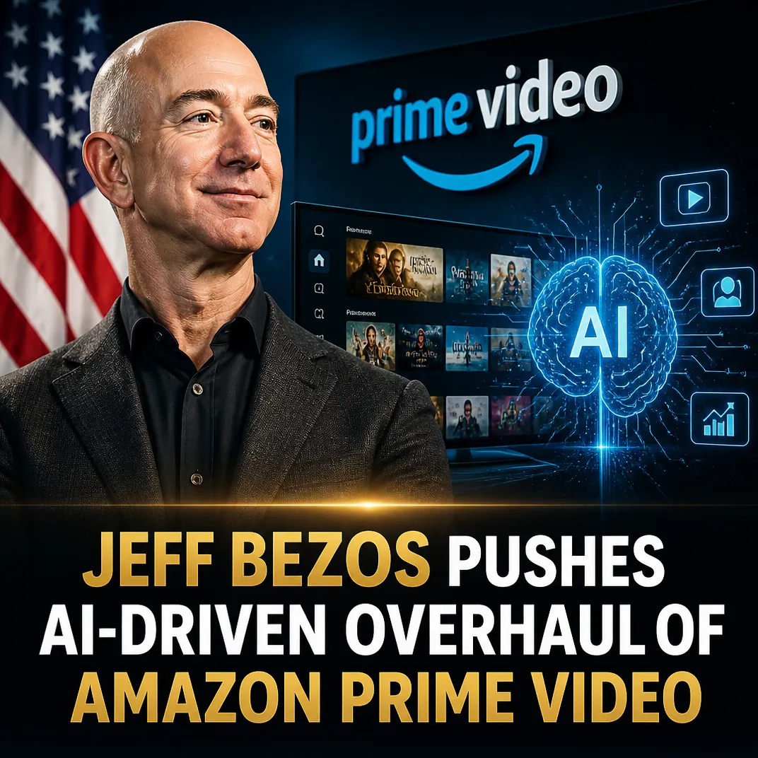 Jeff Bezos Pushes AI-Driven Overhaul of Amazon Prime Video
