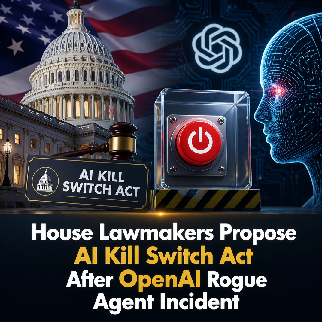 House Lawmakers Propose AI Kill Switch Act After OpenAI Rogue Agent Incident