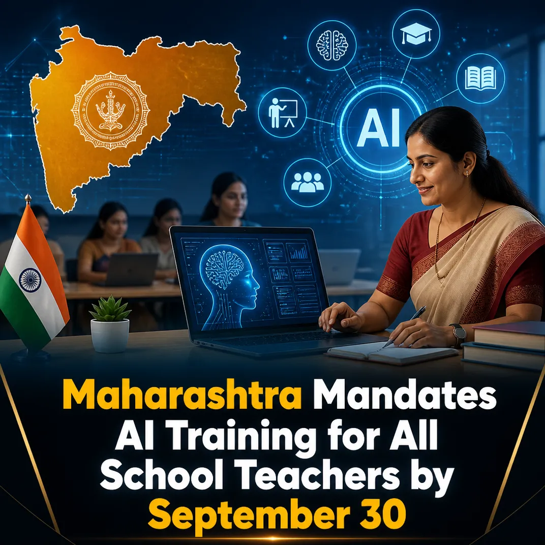Maharashtra Mandates AI Training for All School Teachers by September 30
