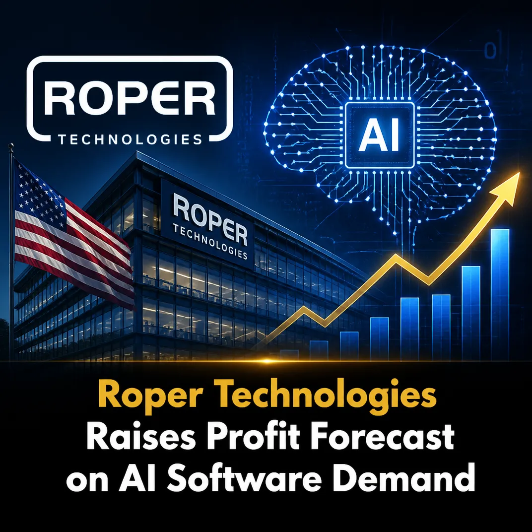 Roper Technologies Raises Profit Forecast on AI Software Demand