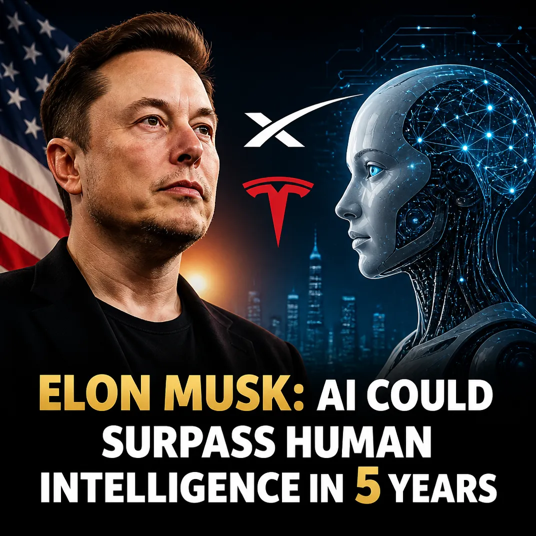 Elon Musk: AI Could Surpass Human Intelligence in 5 Years