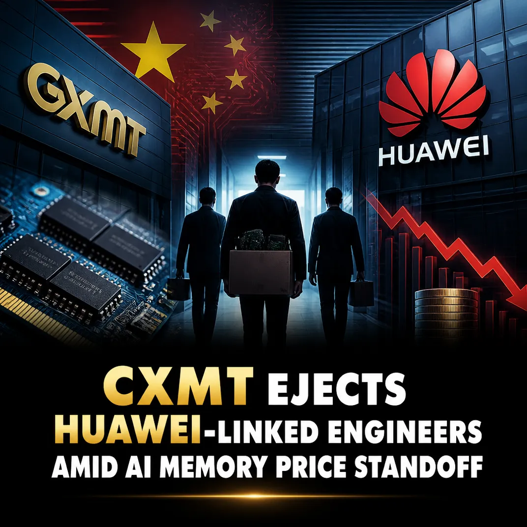 CXMT Ejects Huawei-Linked Engineers Amid AI Memory Price Standoff