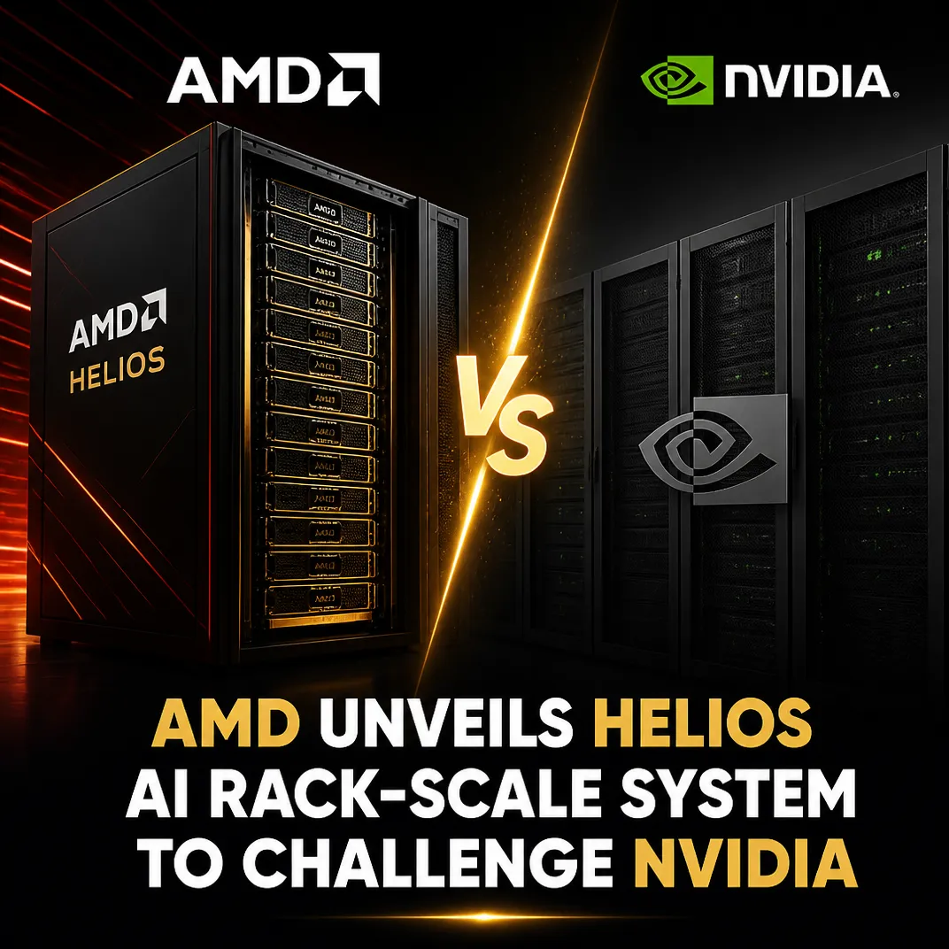 AMD Unveils Helios AI Rack-Scale System to Challenge Nvidia