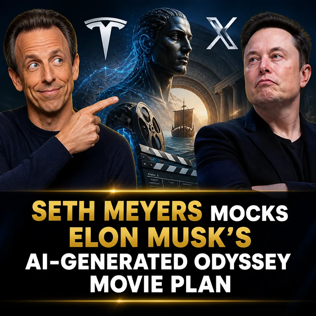 Seth Meyers Mocks Elon Musk’s AI-Generated Odyssey Movie Plan