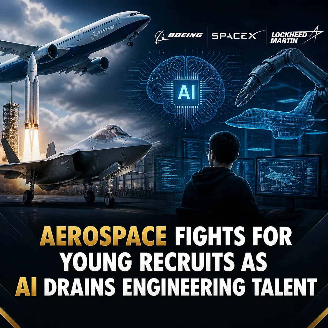 Aerospace Fights for Young Recruits as AI Drains Engineering Talent