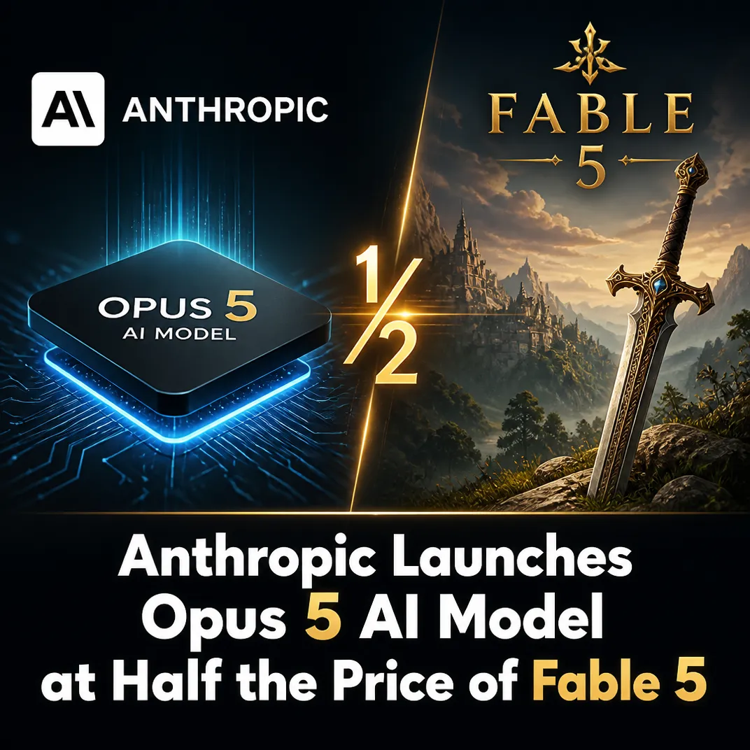 Anthropic Launches Opus 5 AI Model at Half the Price of Fable 5
