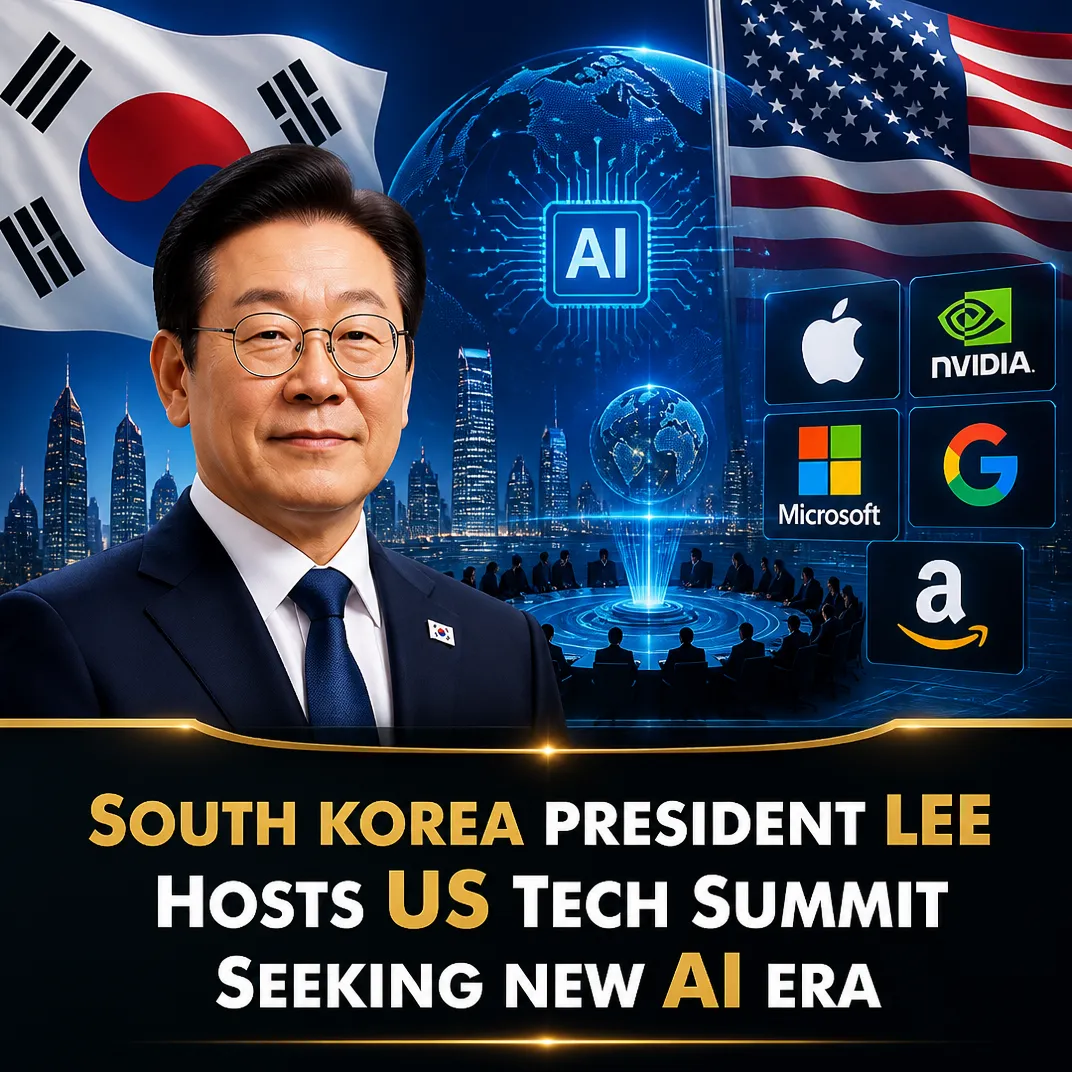 South Korea President Lee Hosts US Tech Summit Seeking New AI Era