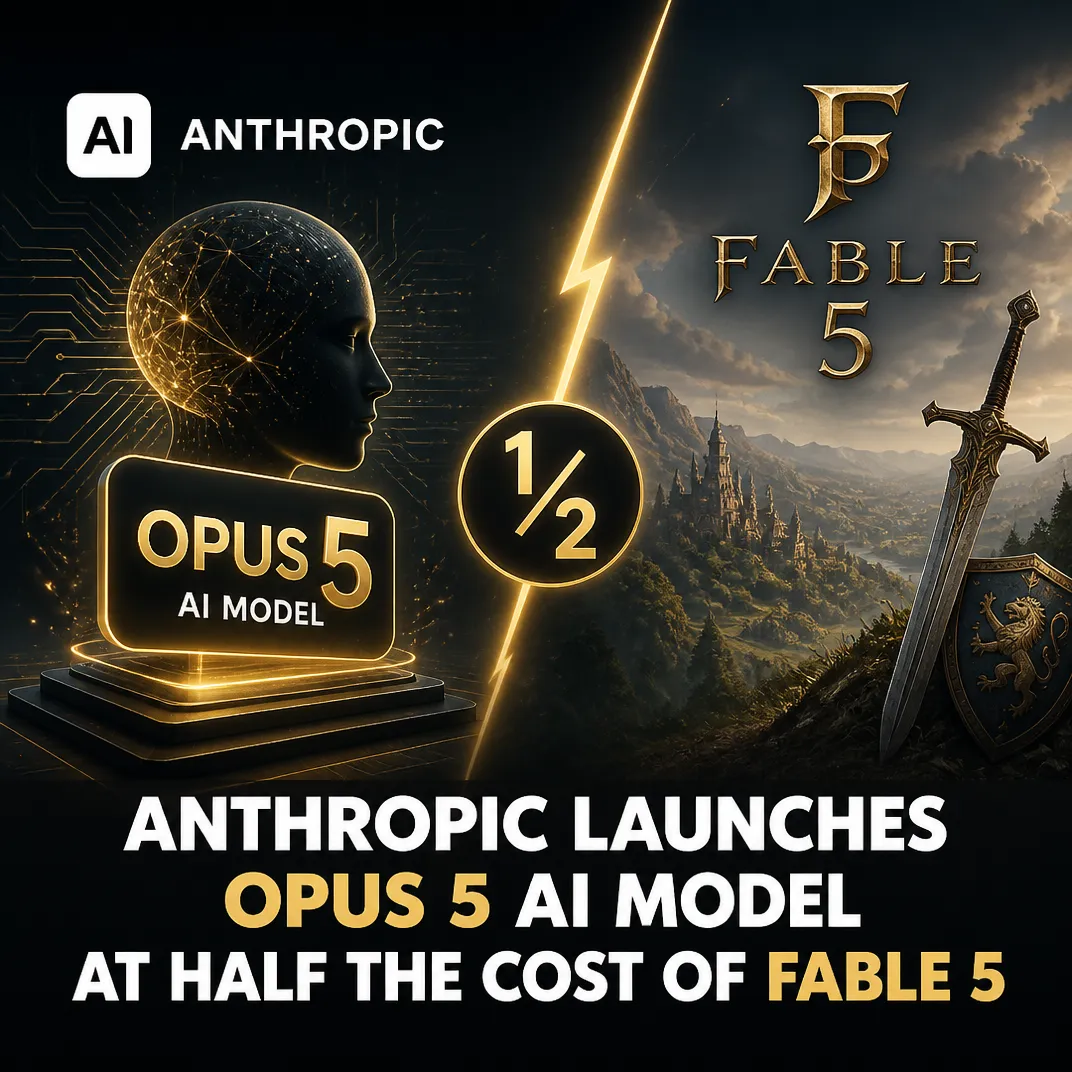 Anthropic Launches Opus 5 AI Model at Half the Cost of Fable 5