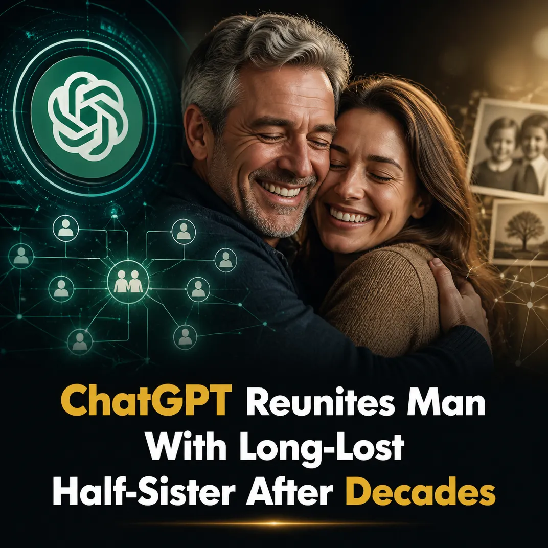 ChatGPT Reunites Man With Long-Lost Half-Sister After Decades