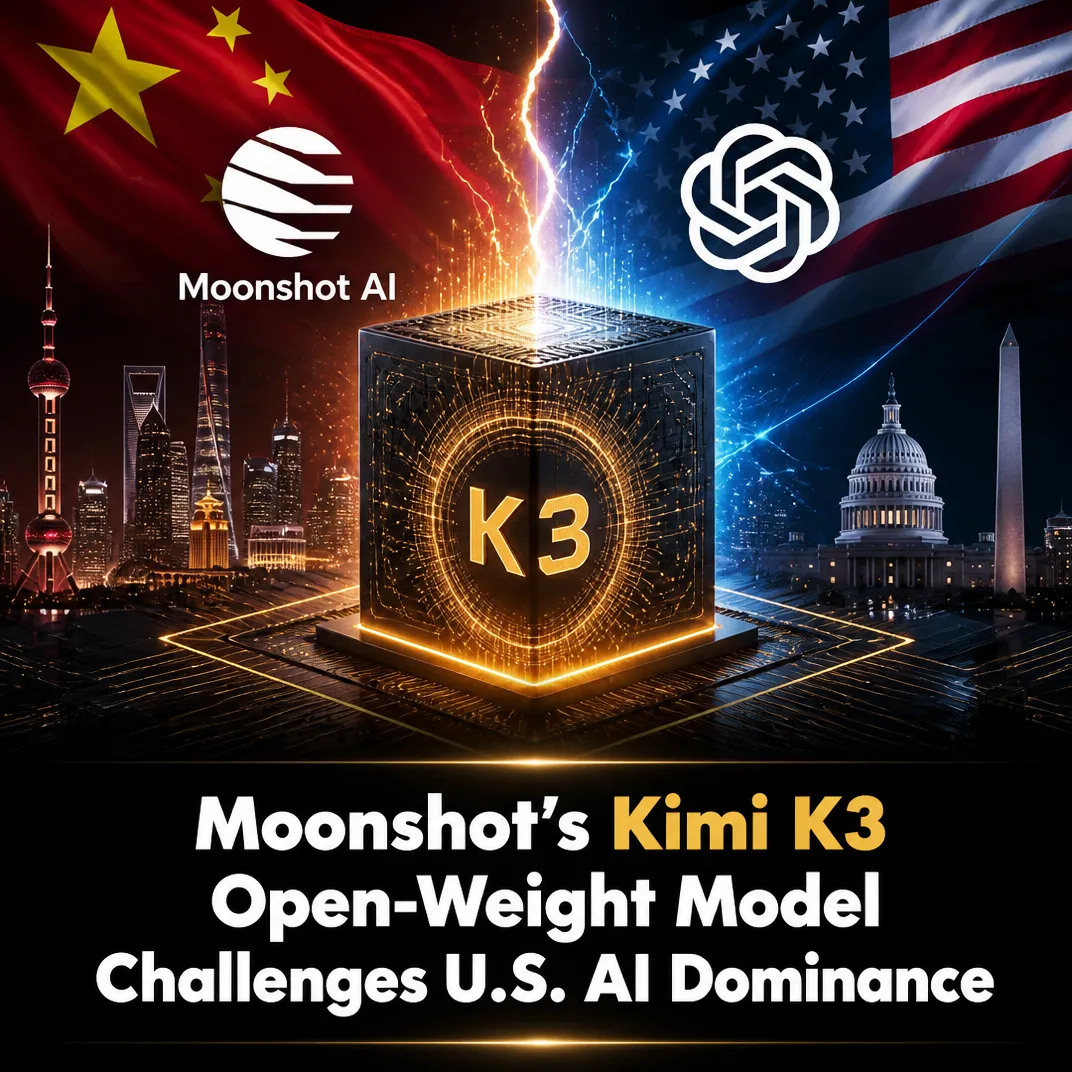 Moonshot’s Kimi K3 Open-Weight Model Challenges U.S. AI Dominance