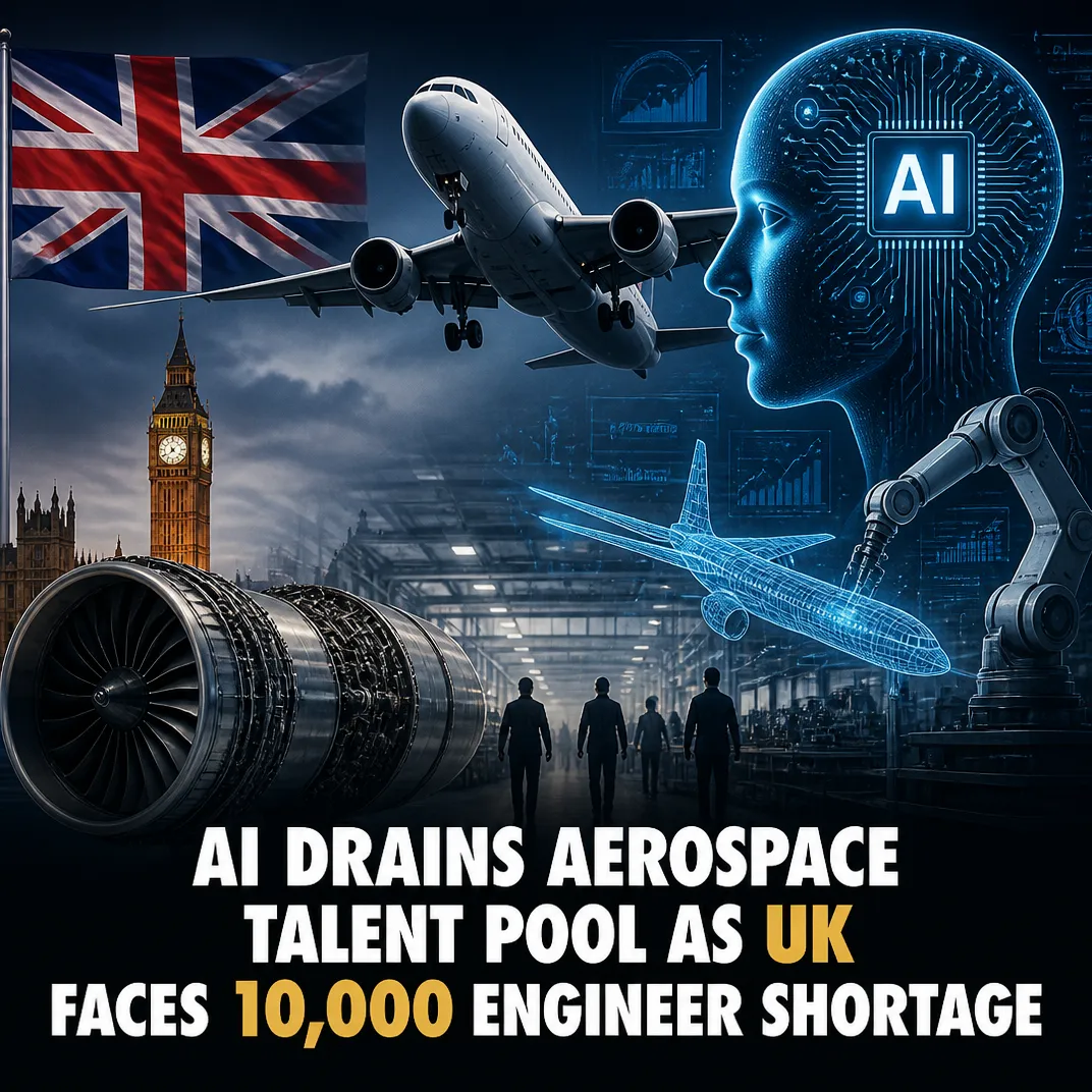 AI Drains Aerospace Talent Pool as UK Faces 10,000 Engineer Shortage