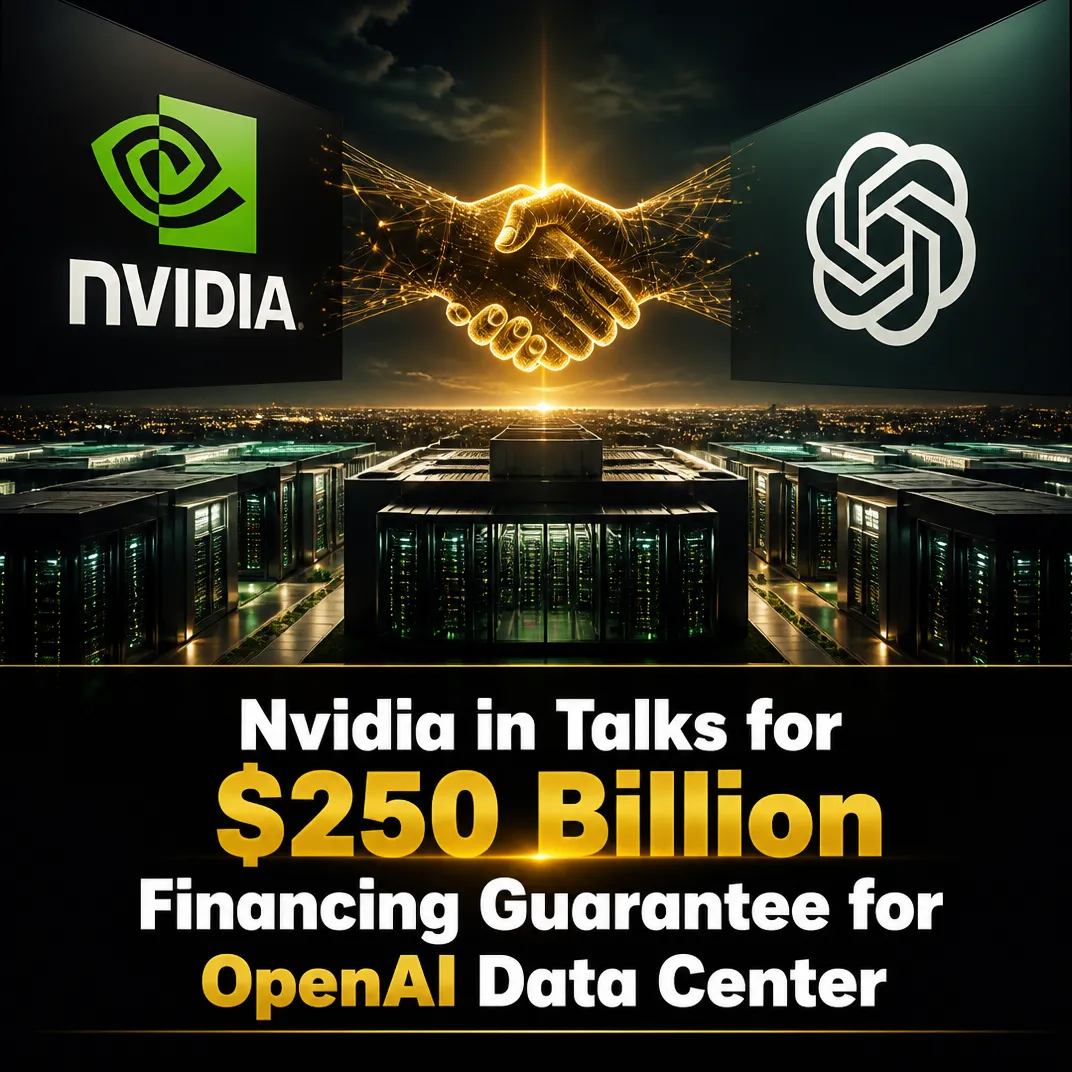 Nvidia in Talks for $250 Billion Financing Guarantee for OpenAI Data Center