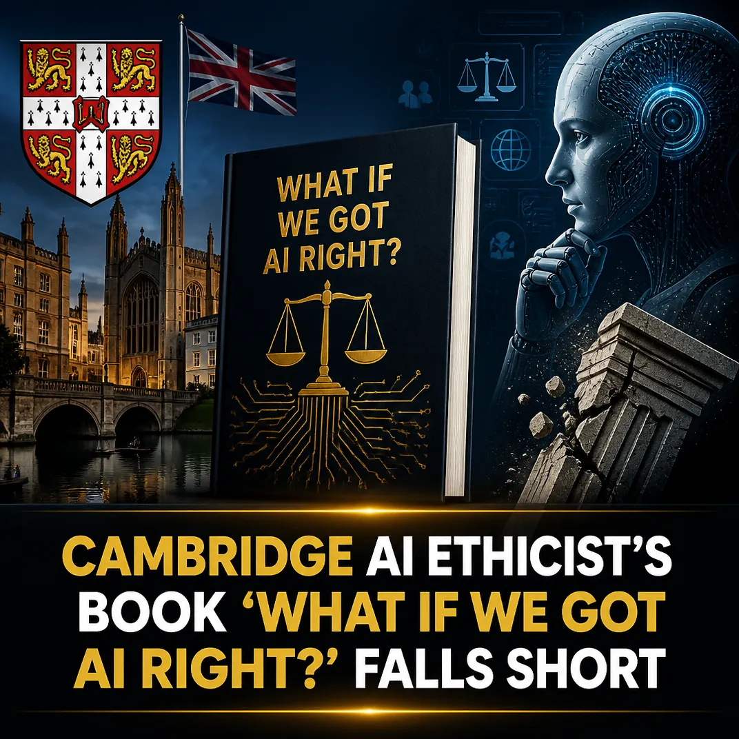 Cambridge AI Ethicist’s Book ‘What If We Got AI Right?’ Falls Short