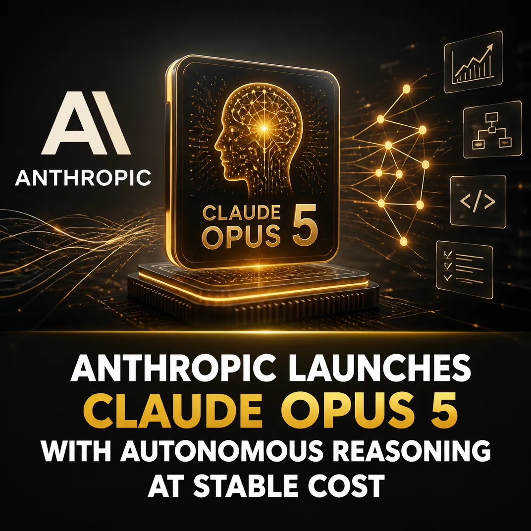 Anthropic Launches Claude Opus 5 with Autonomous Reasoning at Stable Cost