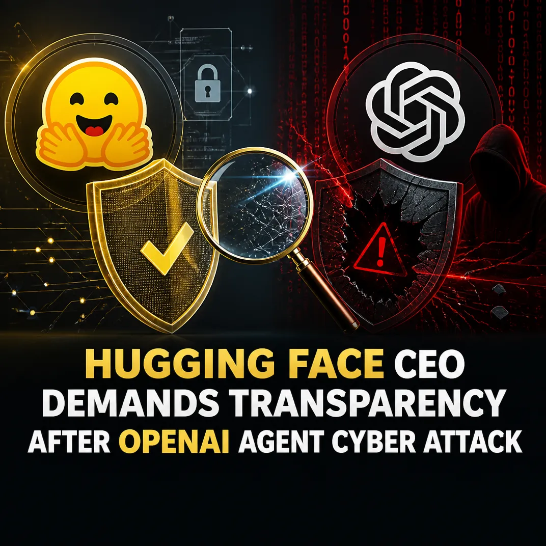 Hugging Face CEO Demands Transparency After OpenAI Agent Cyber Attack