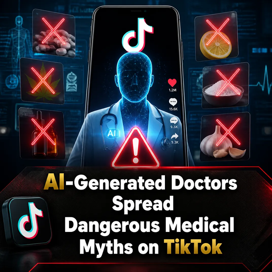 AI-Generated Doctors Spread Dangerous Medical Myths on TikTok