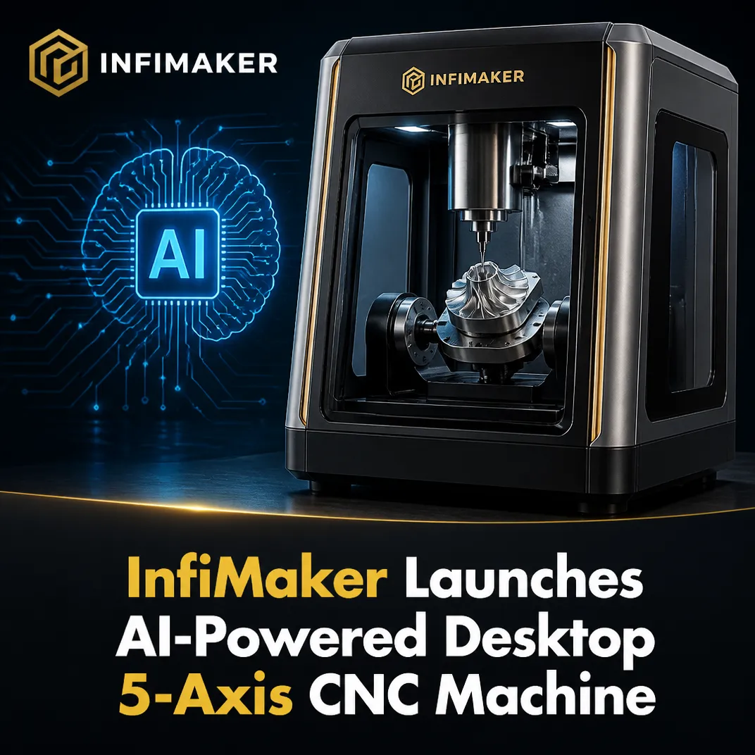 InfiMaker Launches AI-Powered Desktop 5-Axis CNC Machine