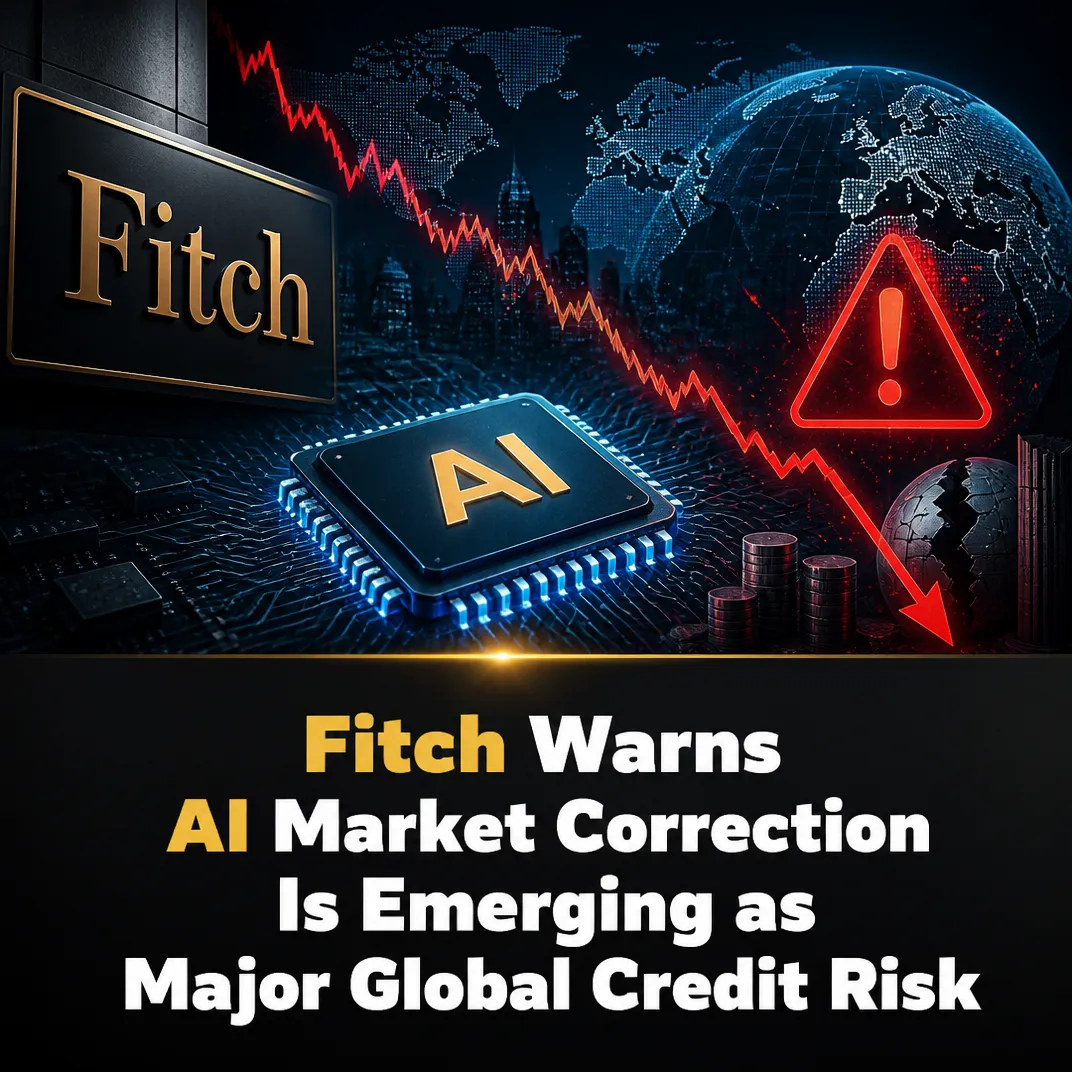 Fitch Warns AI Market Correction Is Emerging as Major Global Credit Risk