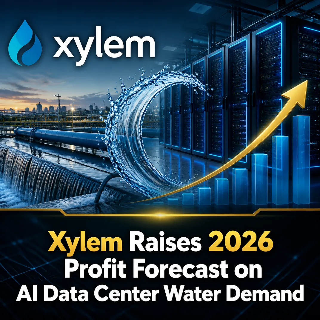 Xylem Raises 2026 Profit Forecast on AI Data Center Water Demand