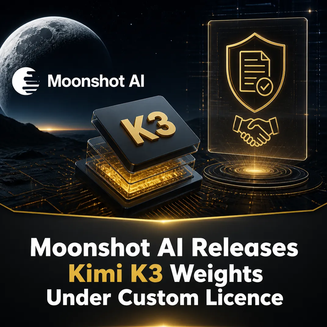 Moonshot AI Releases Kimi K3 Weights Under Custom Licence