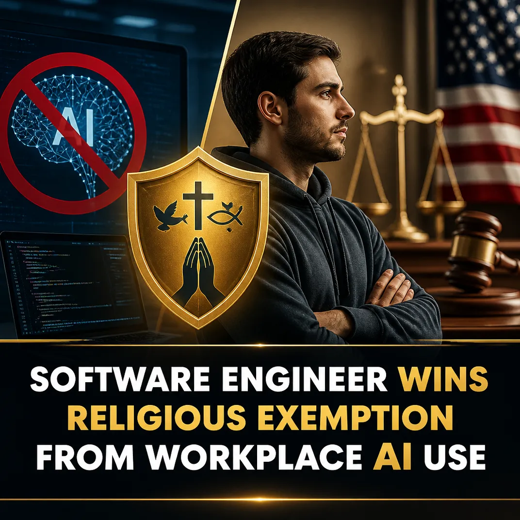 Software Engineer Wins Religious Exemption from Workplace AI Use
