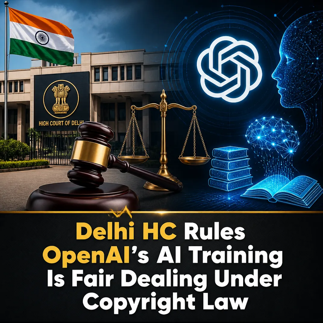 Delhi HC Rules OpenAI’s AI Training Is Fair Dealing Under Copyright Law
