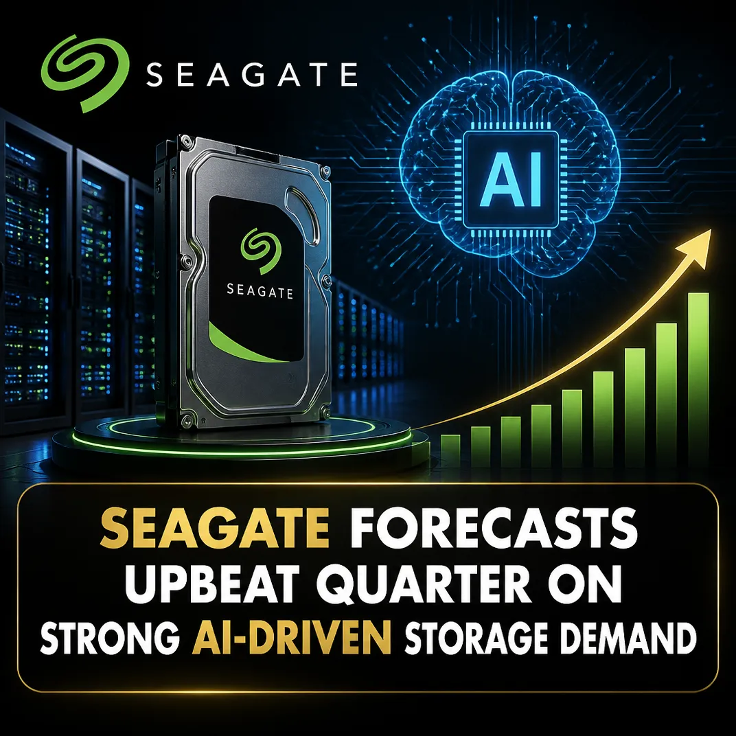 Seagate Forecasts Upbeat Quarter on Strong AI-Driven Storage Demand