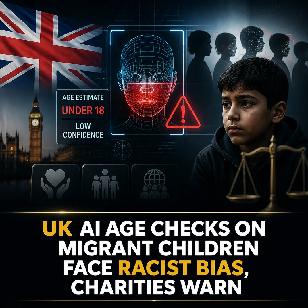 UK AI Age Checks on Migrant Children Face Racist Bias, Charities Warn