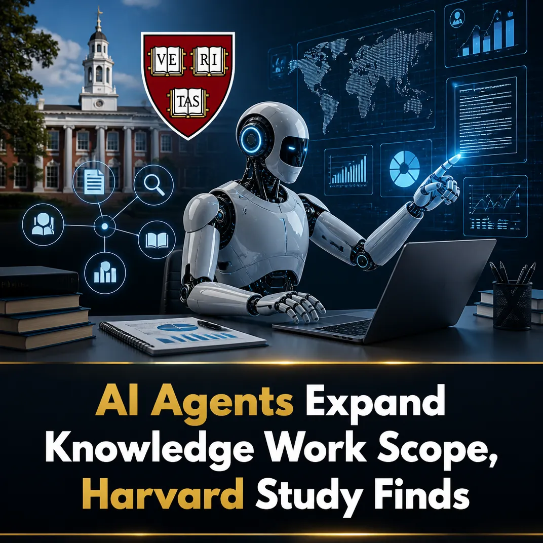 AI Agents Expand Knowledge Work Scope, Harvard Study Finds