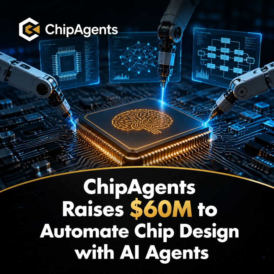 ChipAgents Raises $60M to Automate Chip Design with AI Agents