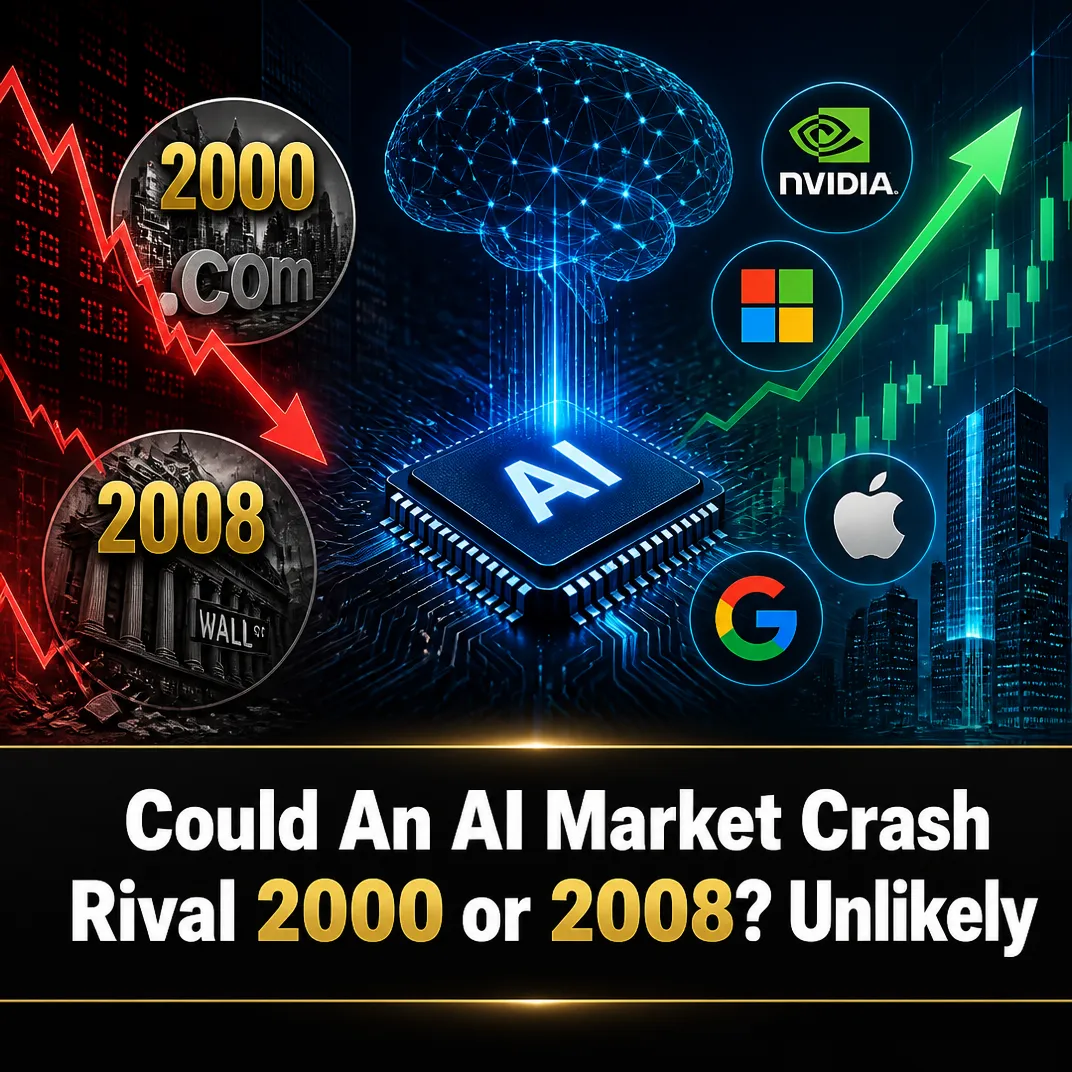 Could an AI Market Crash Rival 2000 or 2008? Unlikely