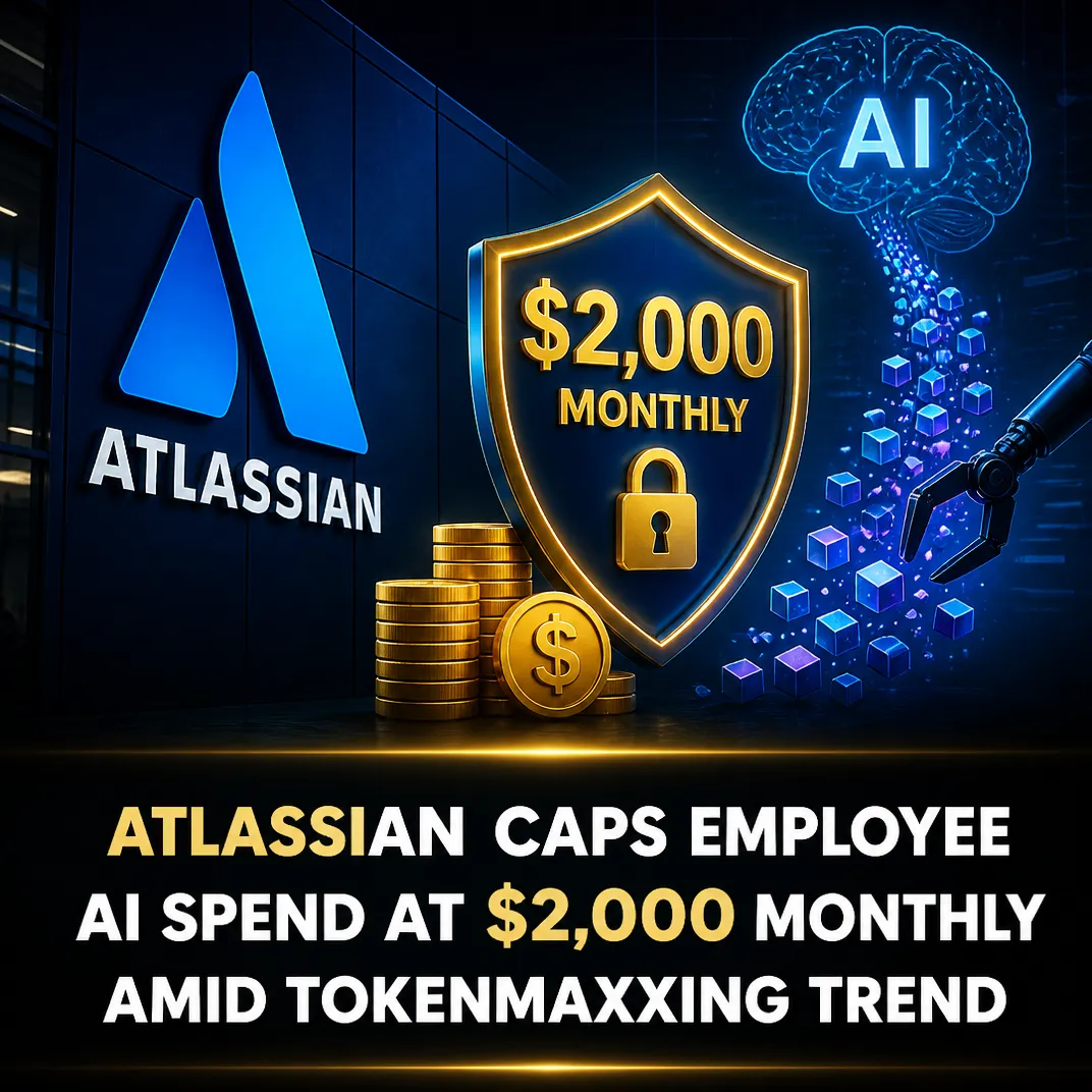 Atlassian Caps Employee AI Spend at $2,000 Monthly Amid Tokenmaxxing Trend