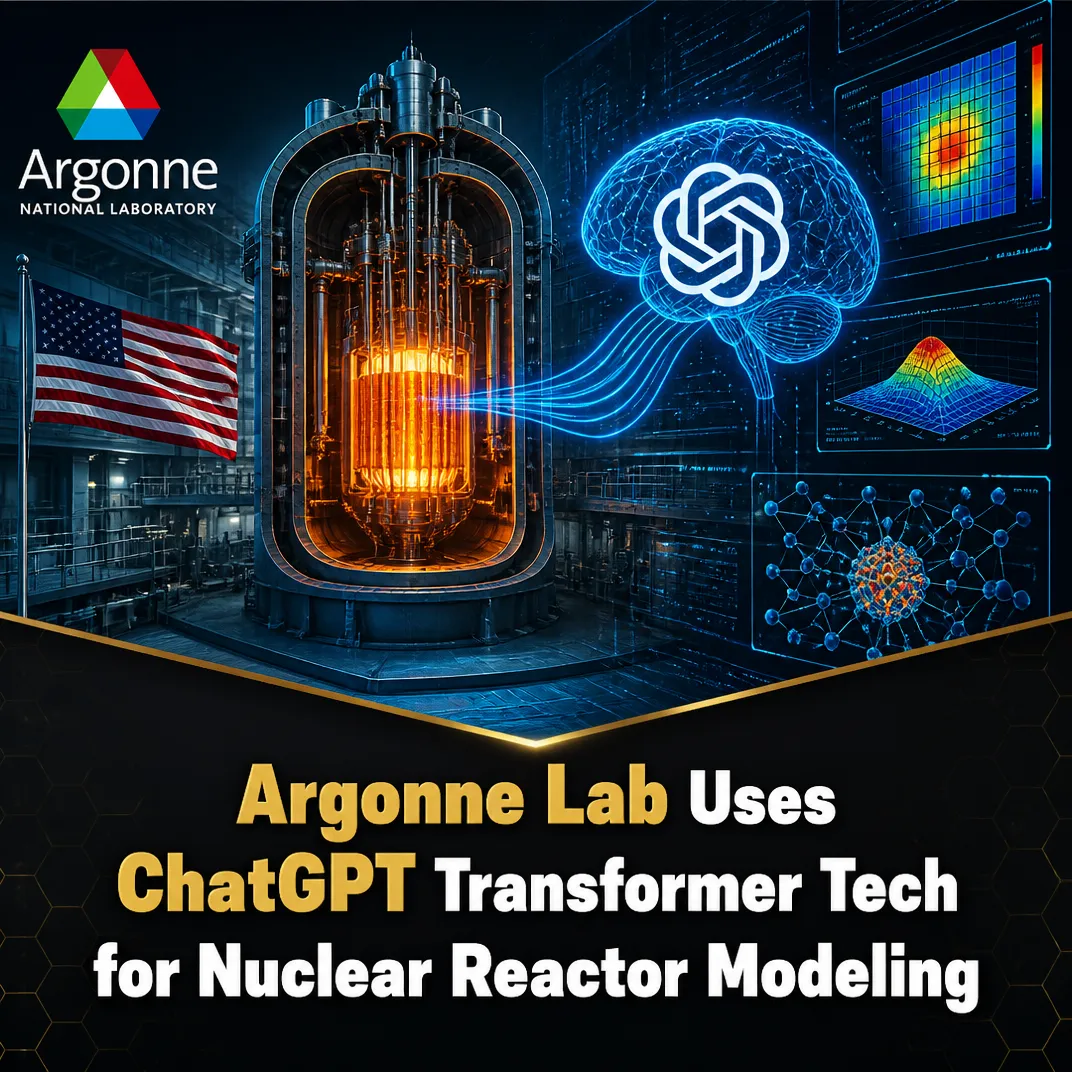 Argonne Lab Uses ChatGPT Transformer Tech for Nuclear Reactor Modeling