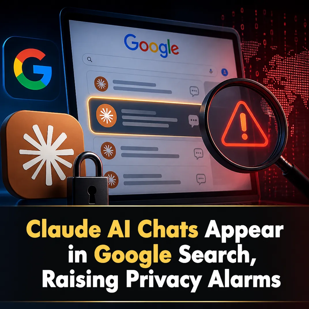 Claude AI Chats Appear in Google Search, Raising Privacy Alarms
